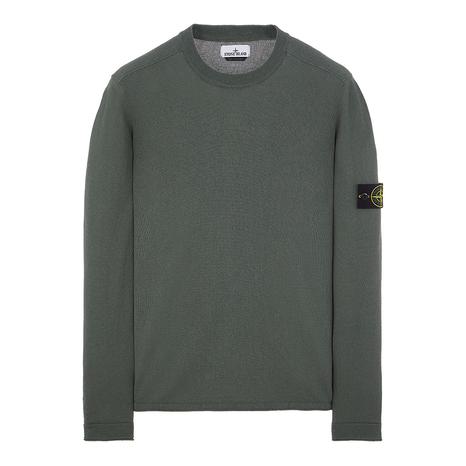 Khaki Crew Neck Cotton Jumper