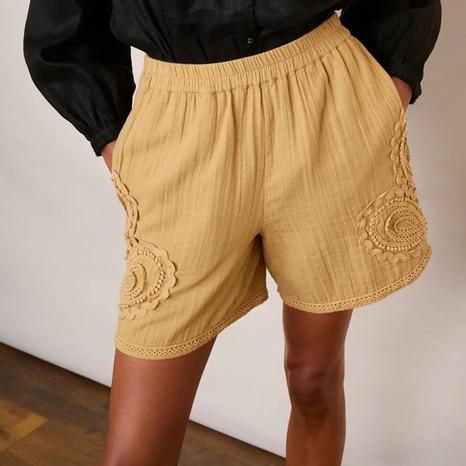 Tan Annalee Double Gauze Short