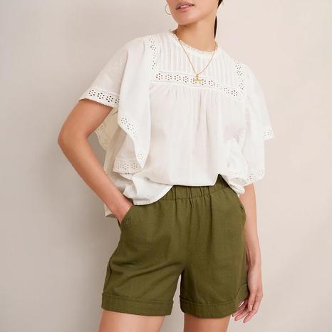 Ivory Olivia Lace Blouse