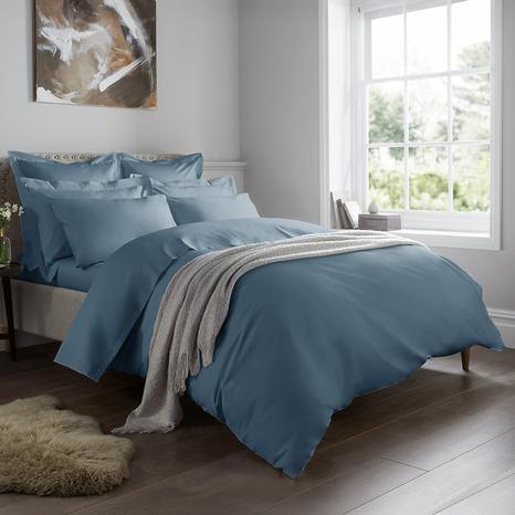 1000TC Double Duvet Cover, Midnight Teal