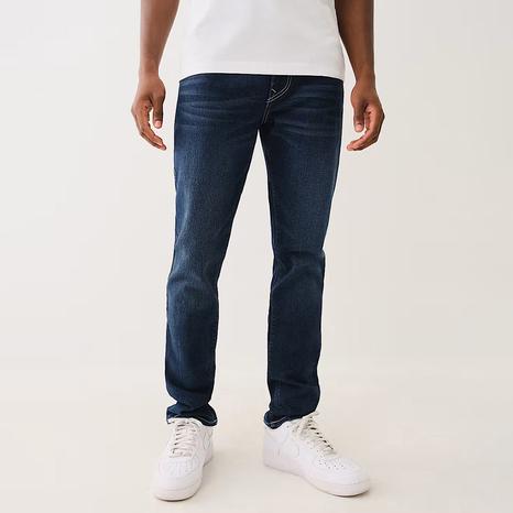 Dark Blue Rocco Flap Stretch Jeans