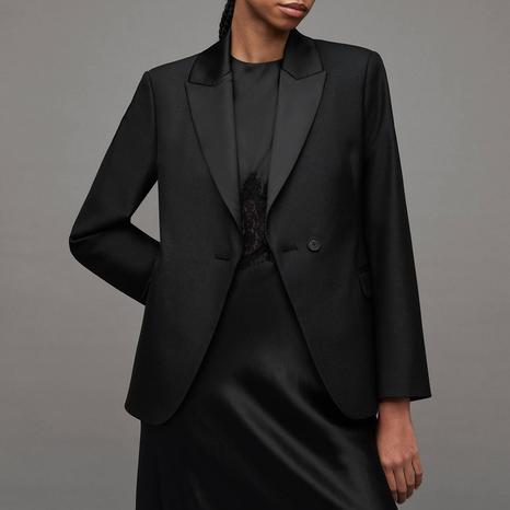 Black Afia Skye Tailored Blazer