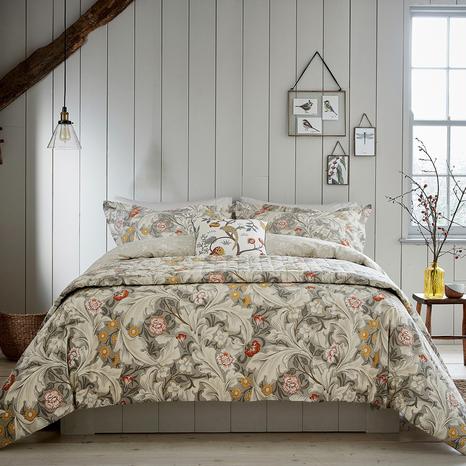 Leicester King Duvet Cover Set, Grey