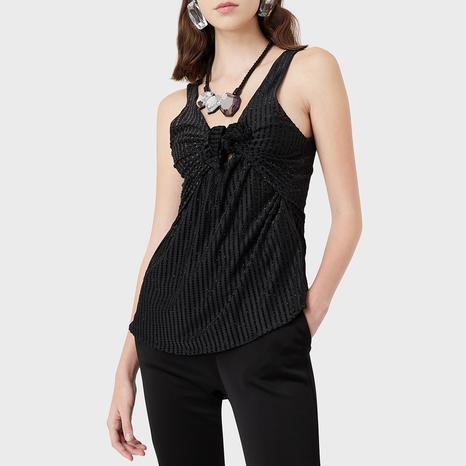 Black Tie Blouse