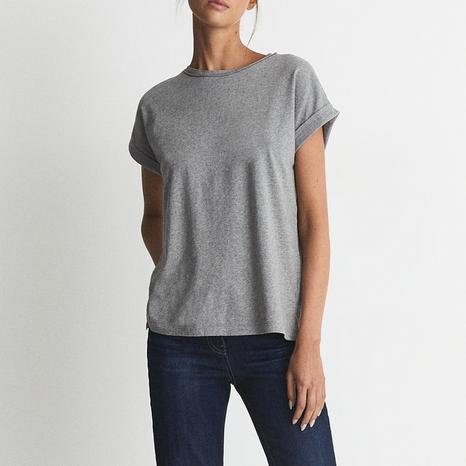Grey Tereza Cotton T-Shirt