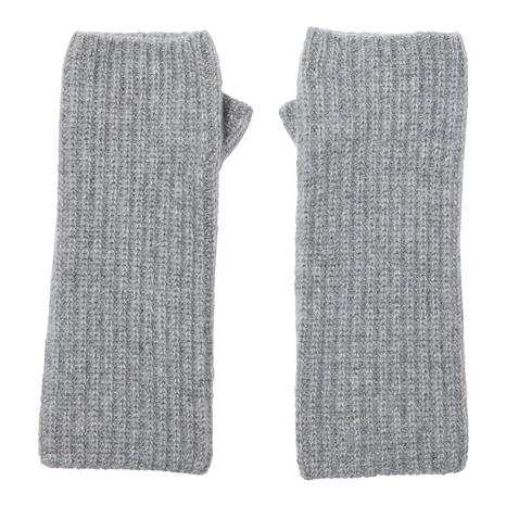 Grey Cashmere Fingerless Gloves