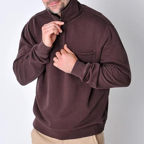 Brown Kynance Cotton Sweatshirt