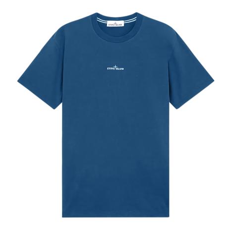 Blue Jersey Cotton T-Shirt