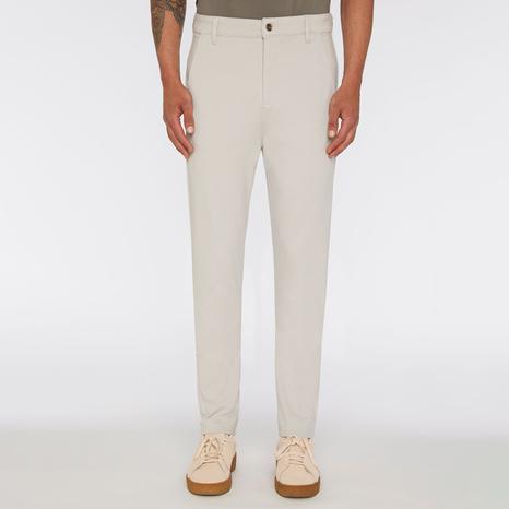 Light Grey Travel Double Knit Chino Trousers
