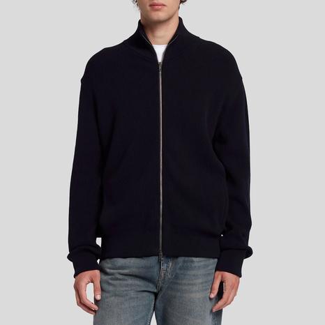 Navy Full Zip Sweatshirt