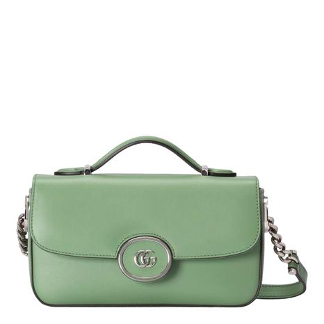 Light Green Petite GG Mini Shoulder Bag