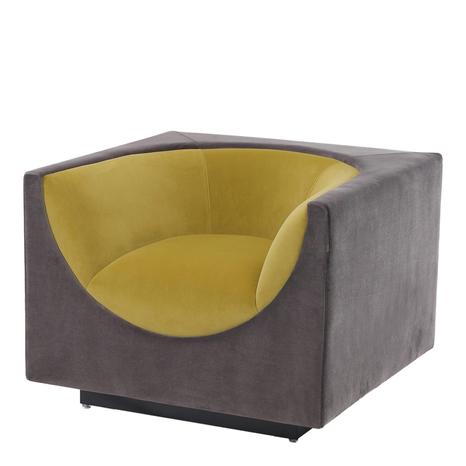 Era Chair, Kaster Slate/Kaster Mustard