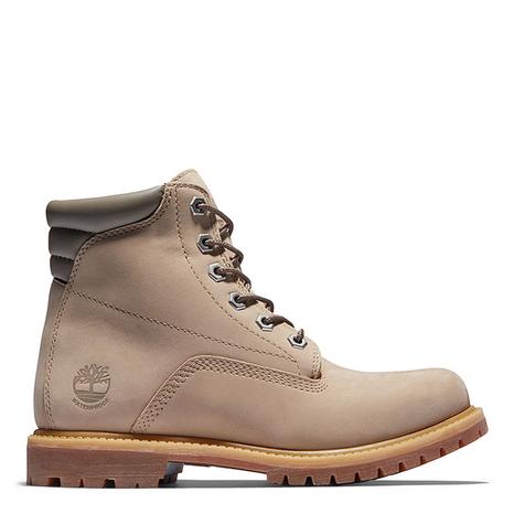Women's Beige Waterville Waterproof Ankle Boots