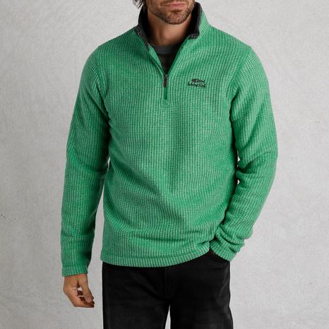 Green Newark 1/4 Zip Fleece