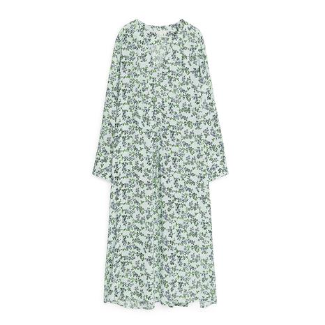 Green/Blue Floral Dress
