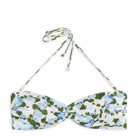 Green Bandue Bikini Top