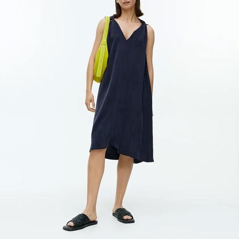 Navy Twill Dress