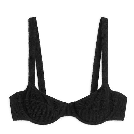 Black Thick Bikini Top
