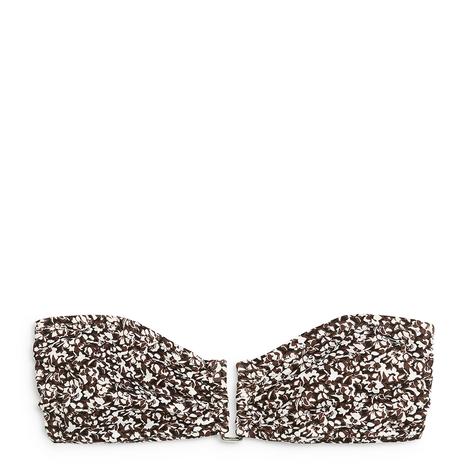 Brown Bandeau Bikini Top