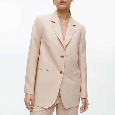 Dusky Pink Tailored Blazer