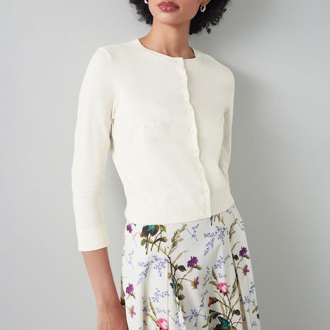 White Michi Cardigan