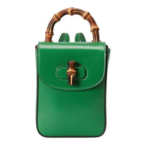 Gucci Green Bambooo Mini Handbag