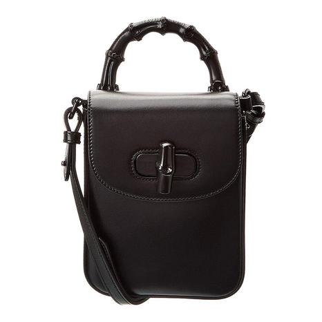 Gucci Black Bambooo Mini Handbag