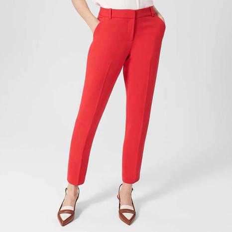 Red Suki Slim Tailored Trousers