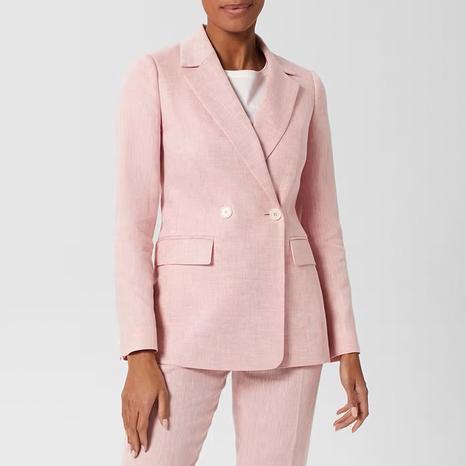 Light Pink Nancy Linen Blazer