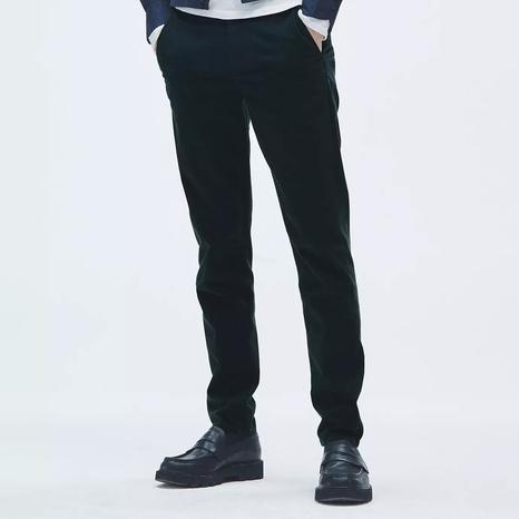 Black Stretch Twill Chinos