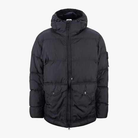 Black Quilted Puffer Coat