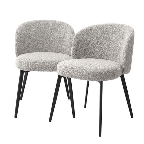 Lloyd Dining Chair, Set of 2, Boucl