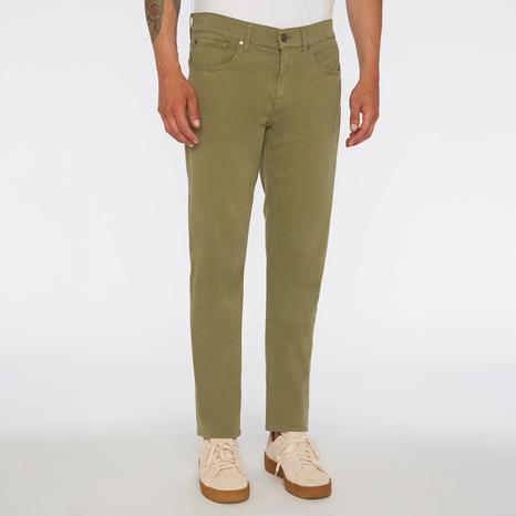 Olive Slimmy Tapered Stretch Jeans