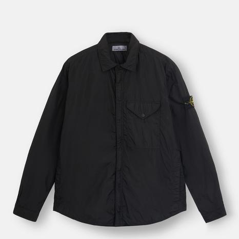 Black Overshirt Padded Jacket