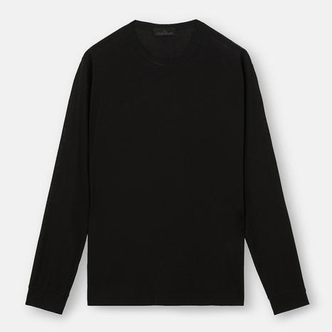 Black Crew Neck Cotton T-Shirt