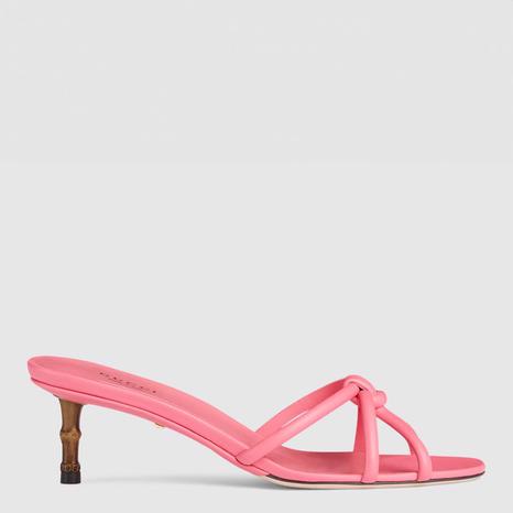 Pink Tiphaine Heeled Sandal