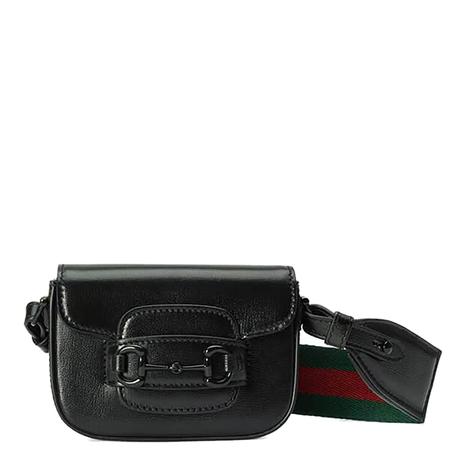 Black Gucci Horsebit 1955 Mini Bag
