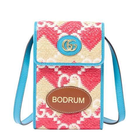 Multicolour Gucci Straw Crossbody