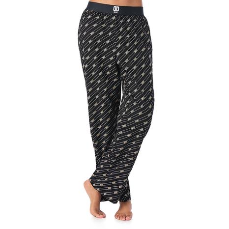 Black Flannel Relax Pyjama Bottoms