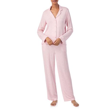Mauve Notch Collar Pyjama Set