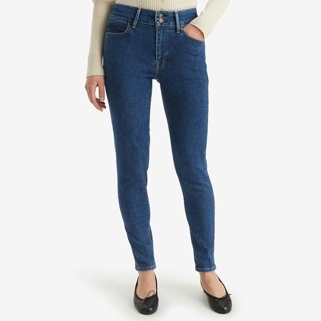 Blue 711™ Double Button Stretch Jeans