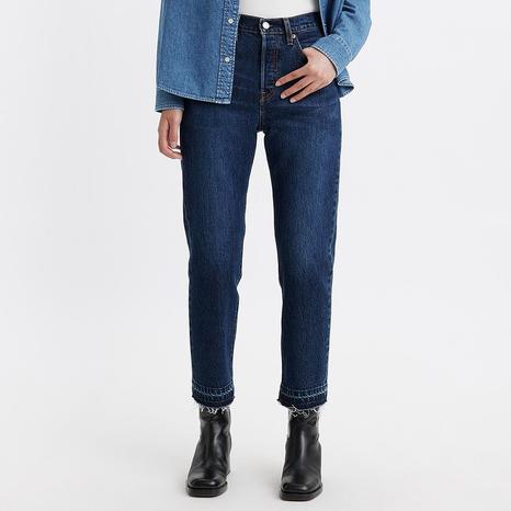 Dark Blue 501® Cropped Stretch Jean