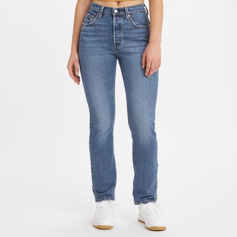 Blue 501® Straight Stretch Jeans