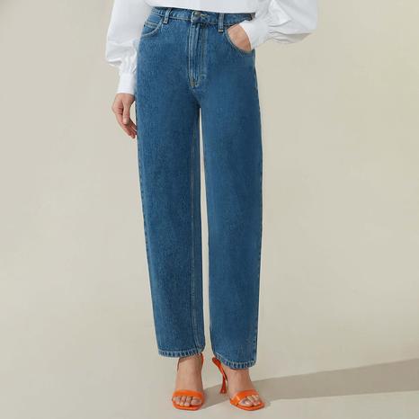 Blue Straight Leg Jean