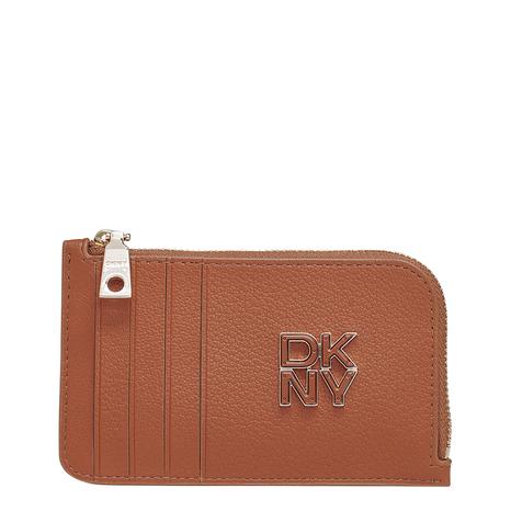 Tan Bushwick Zip Card Holder Card Case