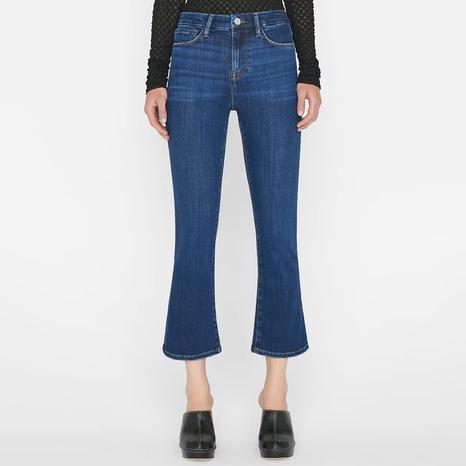 Indigo Le Crop Mini Bootcut Jean
