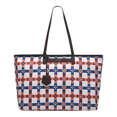 Chalk Finsbury Park Patch Large Ziptop Shoulder Bag