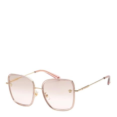 Versace Women's 57mm Transparent Pink Sunglasses