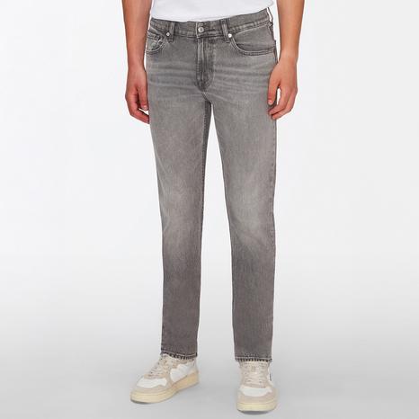 Light Grey Slimmy Tapered Stretch Jeans
