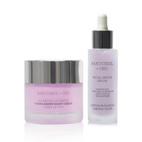 Bakuchiol bio retinol night cream + Bakuchiol serum